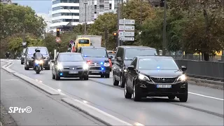 FRENCH  Presidential Motorcade in Paris