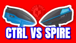 Bunkerkings CTRL vs Virtue Spire III | What's the best hopper? | Lone Wolf Paintball Michigan
