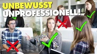 4 unbewusste Angewohnheiten, die dich unprofessionell wirken lassen | Tippformativ