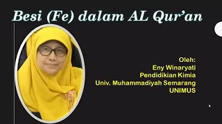 BESI (fe) DALAM AL QUR'AN | DR. ENY WINARYATI, M.Pd