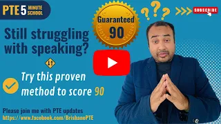 PTE SPEAKING - Fix your fluency and score PTE 90