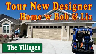 The Villages Designer Home Tour with Bob and Liz. Custom Mossy Oak with a Pool and Hot Tub.