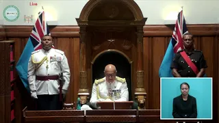 Fijian President delivers opening address at the 2019-2020 Parliament session