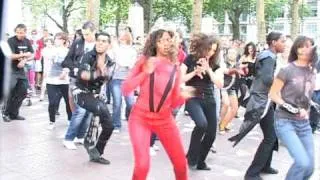 Michael Jackson Flashmob Tribute in Leicester Square- Part 1