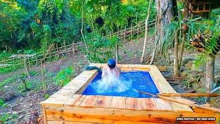 30th day living in the forest, Perfect the pool, enjoy the fresh life - Off Grid Living | Ep 30
