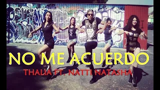 NO ME ACUERDO | THALIA FT. NATTI NATASHA | ZUMBA REGGAETON | EVAN CUERVO