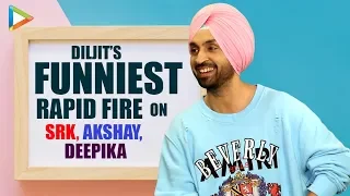 “Shah Rukh Khan- Badshah, Akshay Kumar- Rocket, Deepika -…”:Diljit Dosanjh | Rapid Fire