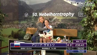 Alina Zagitova Nebelhorn Trophy 2018 FS 1 158.50 D