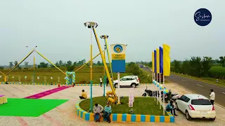 Our Drone Shoot Bharat Petroleum grand opening in Pattankudi near Nipani for Patil Digital Nipani