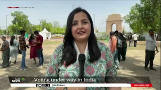 Voting is under way in India, in what is the world's largest election