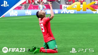 Morocco vs Spain - FIFA 23 - FIFA World Cup 2022 Round of 16 | PS5 [4K60 | HDR]