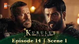 Kurulus Osman Urdu | Season 4 - Episode 14 Scene 1 | Olof dost nahin hai mera!