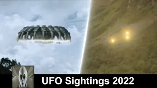 UFO Sightings 2022 Huge Unknown Object And Strange Lights