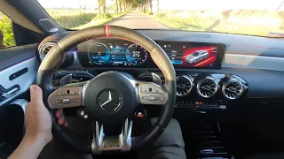 Mercedes CLA 35 AMG Acceleration and Exhaust Sound