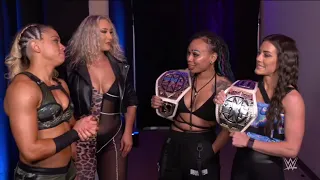 Kayden Carter & Katana Chance confrontan a Zoey Stark & Nikkita Lyons - WWE NXT 01/11/2022 (Español)
