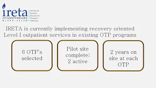 Improving Clinical Quality in Methadone Treatment: Results of a 2 Year Pilot