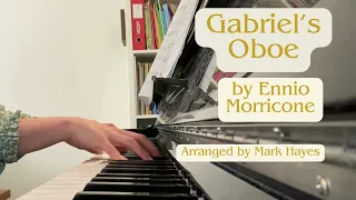 'Gabriel’s Oboe' by Ennio Morricone. Solo Piano Arrangement by Mark Hayes