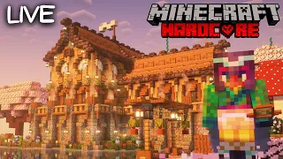 Decorating the Auto-Mud Farm in Hardcore Minecraft - Survival Let's Play 1.20