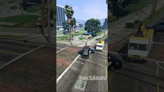 Yang terjadi Jika Polisi di Adu sama NPC di GTA 5