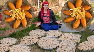 Fried Bulgur Kibbeh I Made Over 400 Pieces!😱😱