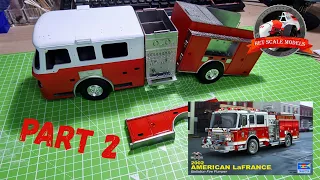 American LaFrance Eagle Fire Pump 1/25 Trumpeter Part 2