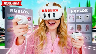 PLAYING ROBLOX BROOKHAVEN IN VR FOR THE FIRST TIME!