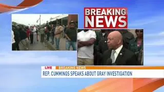 Rep. Elijah Cummings remarks after police charges announced
