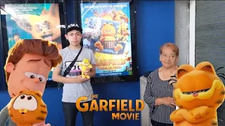 Vamos al pre estreno de Garfield la película |Se va la luz en la sala 😅|. #garfield #garfieldmovie