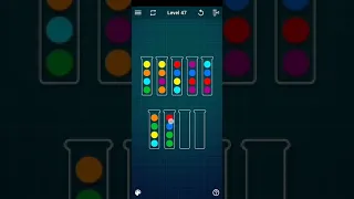 Ball Sort Puzzle - Color Sorting Games Level 47 Walkthrough Solution Android/iOS