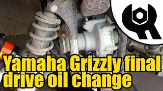 Yamaha Grizzly 450 - Tuff Torq final drive oil change #1809
