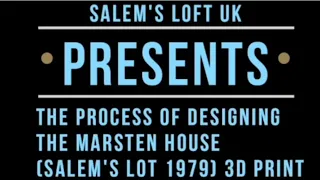 Salems loft marsten house 3D print part 3.