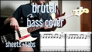 brutal - Olivia Rodrigo | Bass Cover with TABS + SHEETS