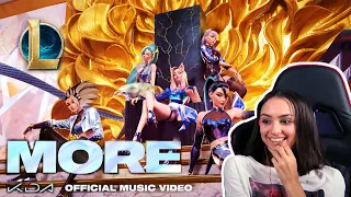 K/DA - MORE (Official Music Video) REACTION