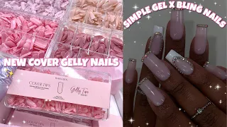 TRYING KIARA SKY NEW FULL COVER GELLY TIP NAILS | PRE COLORED GEL X NAILS | GEL X EXTENSIONS
