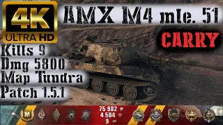 World of Tanks AMX M4 mle. 51 - 9 Kills 5.8K Damage - CARRY👌