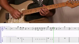 How to Play the Melody to Summer of 69 by Bryan Adams on Guitar with TAB
