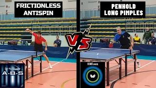 PENHOLDER LONG PIMPLES vs ANTISPIN - Table Tennis Championship Match