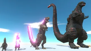 Shin Godzilla of Ultimate Evolution || SHIN GODZILLA | Atomic Breath Clip Animal Revolt Battle