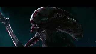 alien covenant neomorph & xenomorph scenes