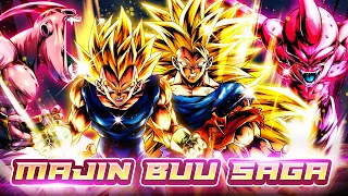 MY FAVORITE ARC IS ABSOLUTE! THE MAJIN BUU SAGA TEAM IS A TEAM! | Dragon Ball Legends