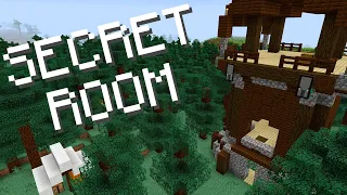 Minecraft secret room in pillager outpost