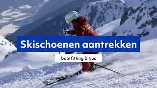 Skischoenen aantrekken en dicht doen: zo gaat dat het beste! #wintersport #skien #skischoenen