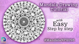 How to Create Stunning Mandala Art :  Step-by-Step Tutorial ~ MandalaNPA098