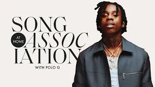 Polo G Raps Future, Mulatto, and "Pop Out" in a Game of Song Association | ELLE