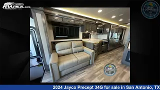 Breathtaking 2024 Jayco Precept 34G Class A RV For Sale in San Antonio, TX | RVUSA.com