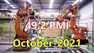 China's manufacturing PMI edges down to 49.2 in October | 中國 10 月製造業 採購經理人指 小幅回落至 49.2