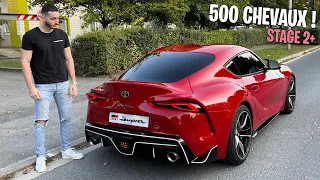 LA, c'est trop… LA NOUVELLE TOYOTA SUPRA PRÉPARÉE A 500 CHEVAUX !! (ELLE HURLE) 😈🔥