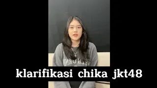 Live ig official JKT48 klarifikasi chika jkt48