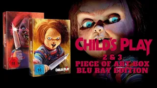 Child's Play 2 & 3 Piece Of Art Box Blu Ray Edition. (Limited to 1000 Copies)