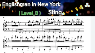 Englishman in New York - /   Piano sheet Music /  Sting  /  by  SangHeart  Play